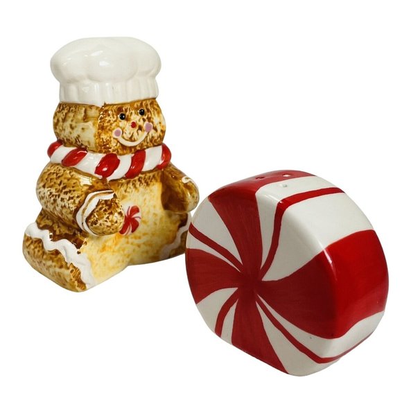 Cracker Barrel Salt And Pepper Ginger Mint Sweet Collection Original Stopper - Picture 4 of 10